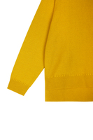 Mustard oversized turtleneck sweater image