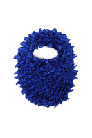 Electric blue spiky shibori bag image