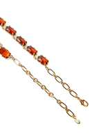 Honey rectangular sparkly necklace image