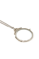 Long chain necklace with frame charm image