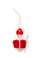 Saint nicholas crochet ornament image