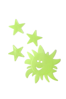 Fluorescent sun and stars decoration image