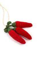 Chilli Trio Crochet Ornament image