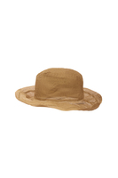 Cappello da sole khaki in organza image