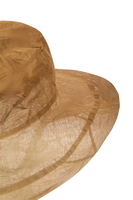 Cappello da sole khaki in organza image