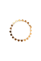 Golden heart chain bracelet image