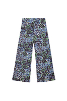 Forget me not flower print trousers image