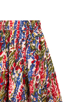 Multicoloured floral garden print skirt image