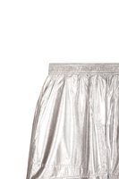 Silver metallic cargo trousers image