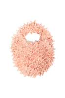 Blush pink spiky shibori bag image