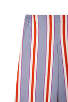 Mauve stripe print trousers image
