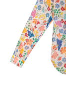 Multicoloured mixed flower print shirt image