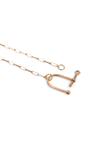 Chain necklace with carabiner clasp image