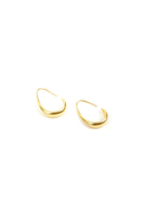 Teardrop hoop earrings image