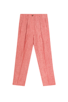 Rhubarb red tapered trousers image