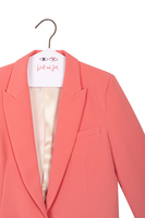 Salmon pink tailored blazer image