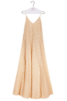 Gold fil coupé strap dress image