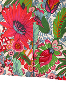 Multicoloured tropical flower print overcoat image