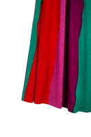 Multicoloured sunray print tank dress image