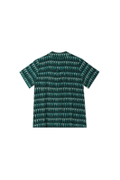Emerald green sardine print shirt image