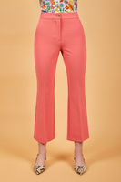 Salmon pink tailored trousers image