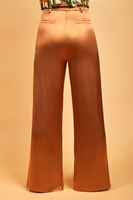 Pantaloni palazzo bronzo image