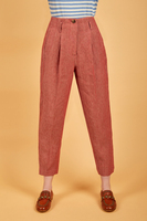 Pantaloni affusolati rosso rabarbaro image