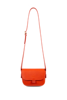 Carrot orange leather bag image