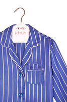 Cobalt blue striped jacket image