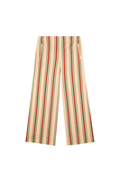 Mint stripe print trousers image