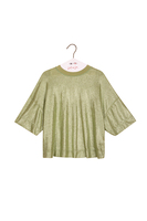Sage green metallic t-shirt image