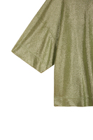 Maglietta verde salvia metallizzata image