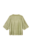 Sage green metallic t-shirt image