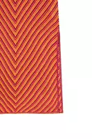 Diagonal sunset stripe crochet dress image