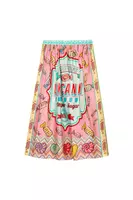 Sweet treat candy print skirt image