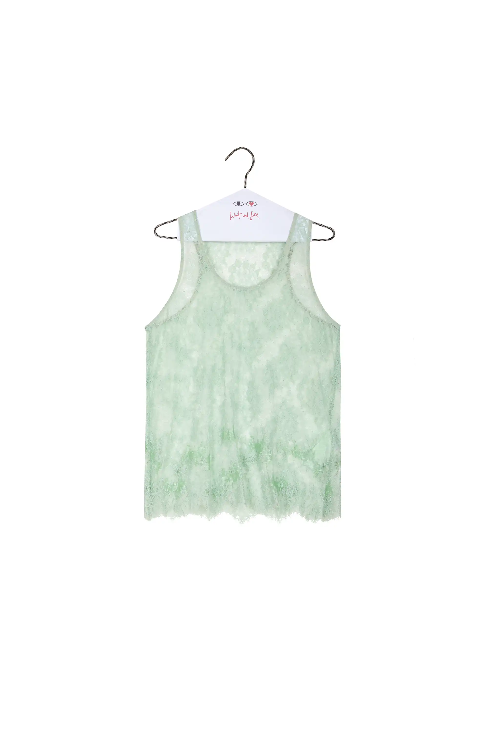 Do Anything Off White Scalloped Tank – Shop the Mint