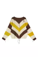 Chevron chunky knit sweater  image