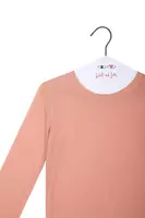 Maglietta a maniche lunghe rosa antico image