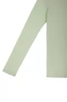 Maglietta a maniche lunghe verde menta image