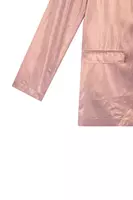 Blazer oversize in lamé oro rosa image
