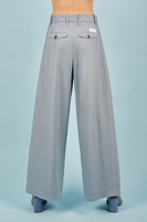 Dusty blue palazzo trousers image