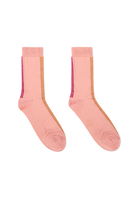 Bubblegum Pink Ribbed Socks  image