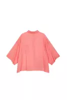 Camicia in voile oversize rosa big babol image
