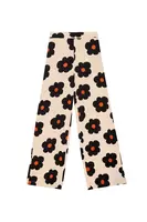 Abstract floral print trousers  image