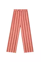 Dusty rose striped trousers  image
