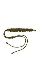 Sage green plaited cord belt  image