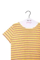 Sunny yellow striped t-shirt  image
