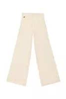Butter linen palazzo trousers image