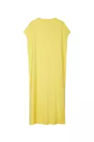 Acidic yellow knit tunic dress  image