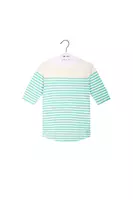 Mint green striped t-shirt  image
